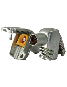 TELEVES 413310 Fiche Coaxiale Femelle PRO EasyF "9,52", coudé et blindé (Classe A+)