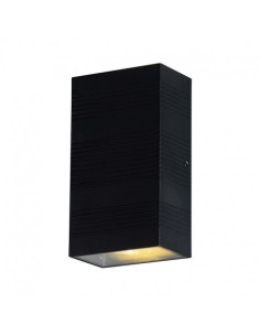Applique Murale LED 2x5W 690 LM Rectangulaire 4000°K Gris IP54