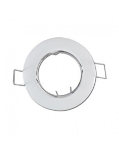 Support plafond Rond Blanc Ø77 mm