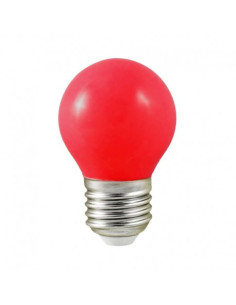 Ampoule LED E27 Bulb G45 1W Rouge