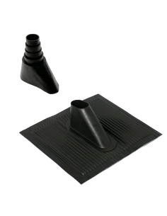TRIAX Tuile malléable Alu Noir brique 