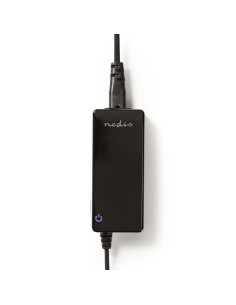 Adaptateur pour ordinateur portable  10 embouts universels  70 W  Sort