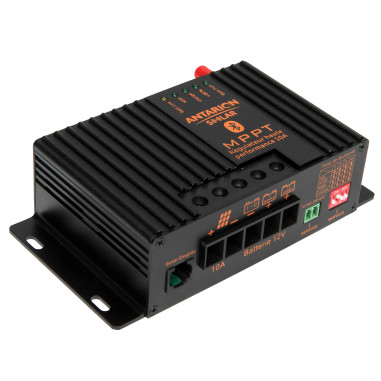 ANTARION SR1011 Régulateur de Charge Solaire MPPT 160W 10A BLUETOOTH