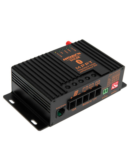 ANTARION SR1011 Régulateur de Charge Solaire MPPT 160W 10A BLUETOOTH