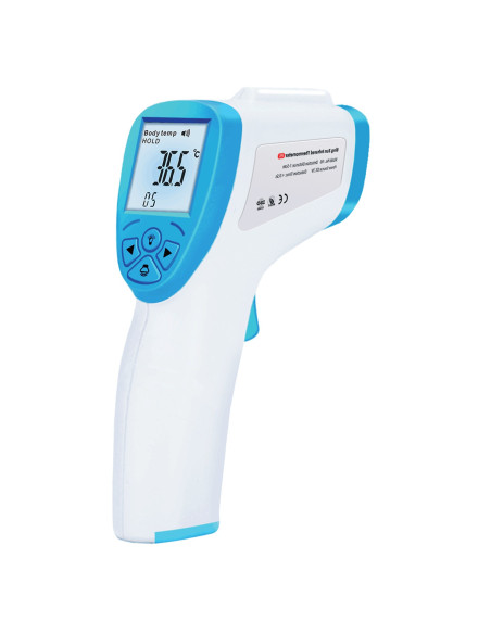 BZ-R6 Thermometre IR Infrarouge Frontal Sans Contact Température Bébé Adulte