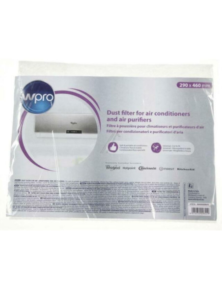 WPRO AFI016 Filtre à poussière universel pour climatiseurs et purificateur d'air