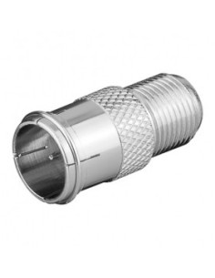 CONNECTEUR ADAPTATEUR TV/SAT FICHE F RAPIDE FEM/MALE