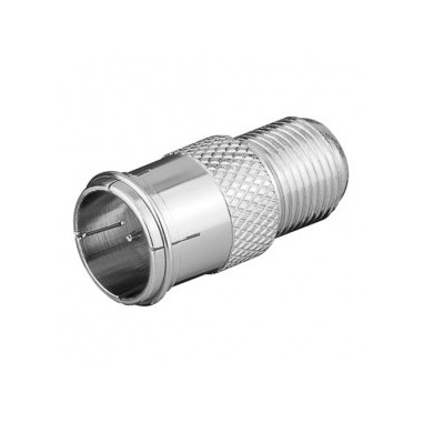 Raccord F Femelle/Femelle - Pour Câble Coaxial TV TNT Satellite, Connexion Vissable