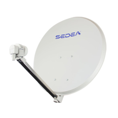 SEDEA Parabole Acier 65cm EASY + LNB single