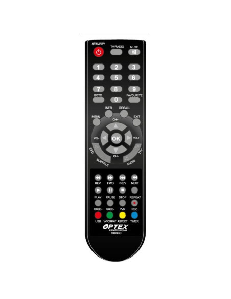 OPTEX ORT 8930-HD DECODEUR TNT HD DVB-T2 HEVC/H.265