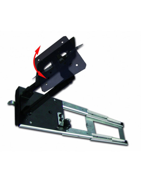 ANTARION Support TV Placard 180° Bras court idéal Camping Car