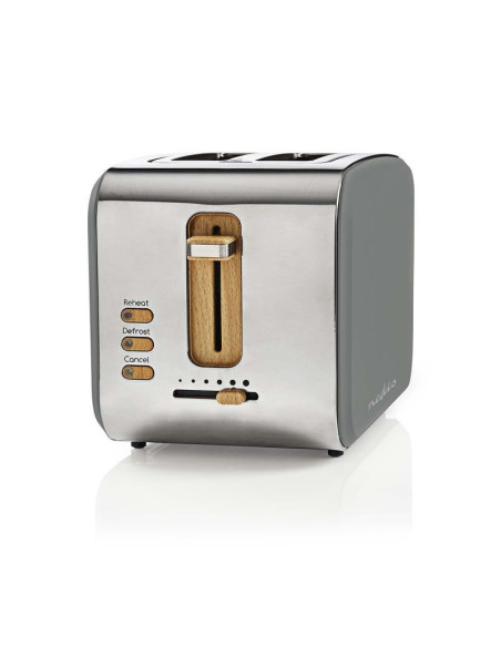 PACK Soft Touch Bouilloire 1.7L + Grille Pain Gris 900w