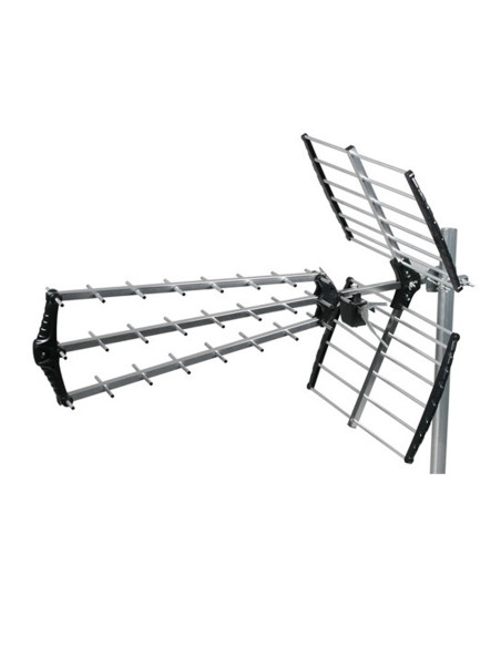 HDSAT ANTENNE TNT TRINAPPE PRÉMONTÉE GAIN 18dB ! C.21/69 60 éléments uhf rateau terrestre toit maison