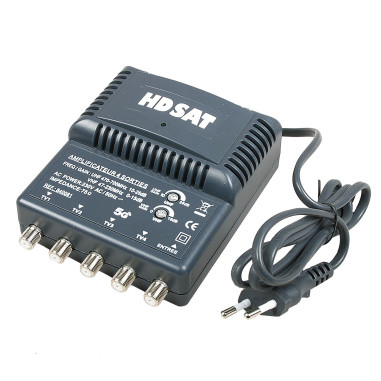 AMPLIFICATEUR TNT BLINDE 4 SORTIES ampli d'intérieur antenne tv 220V