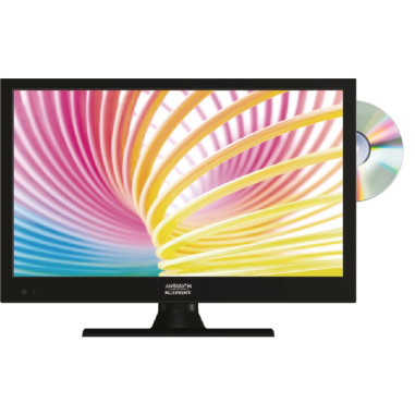 ANTARION Téléviseur HD DVD Slim LED 15,6" 12V 24V 220V Tuner 4K