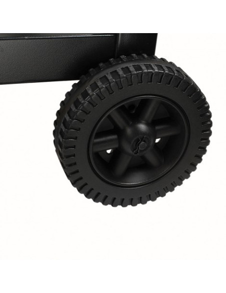 LIVOO Desserte pour Plancha Mobile sur roulette avec rangements