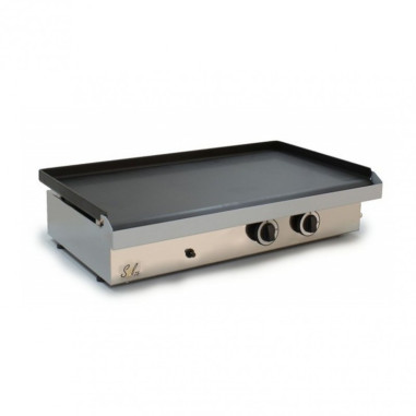 LIVOO Plancha Gaz 3 Bruleurs Inox 7.5 kW 10-12 Personnes