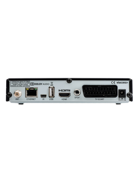 SERVIMAT Récepteur TV satellite HD +  Carte TNTSAT V6 + Câble 12V + Déport IR 1.80m 