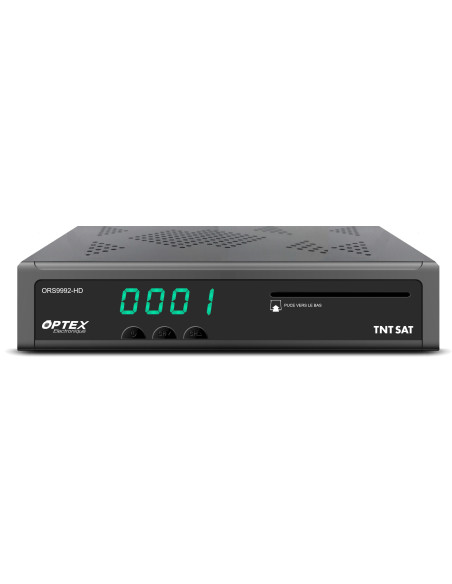 OPTEX ORS9992HD Récepteur Satellite HD + Carte TNTSAT - Timeshift , EPG , Péritel , HDMI