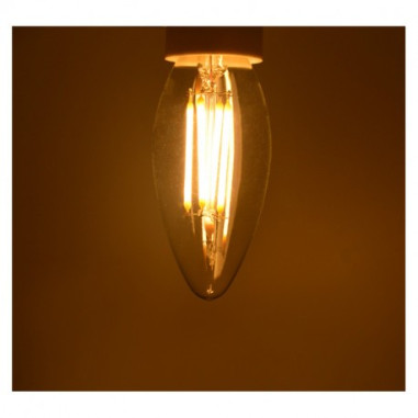 Ampoule Led E14 Filament Flamme 4W 2700K