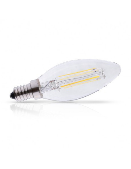 Ampoule Led E14 Filament Flamme 4W 2700K