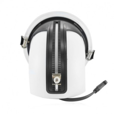 Spot LED Escargot Rond Inclinable et Orientable avec Alimentation Electronique 30W 3000K