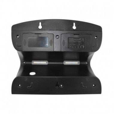 Applique Murale LED Solaire 6.8W 4000K Noir + Détecteur