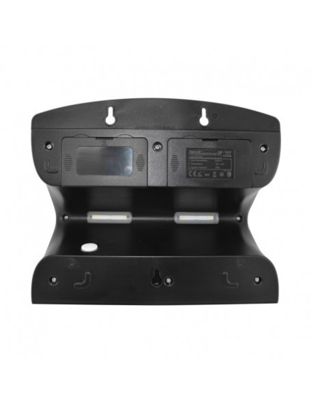 Applique Murale LED Solaire 6.8W 4000K Noir + Détecteur
