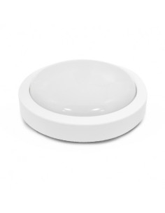 Plafonnier LED Blanc Ø190 12W 4000K + Détecteur RF