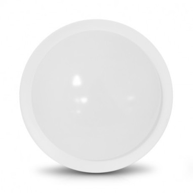 Plafonnier LED Blanc Ø190 12W 4000K + Détecteur RF