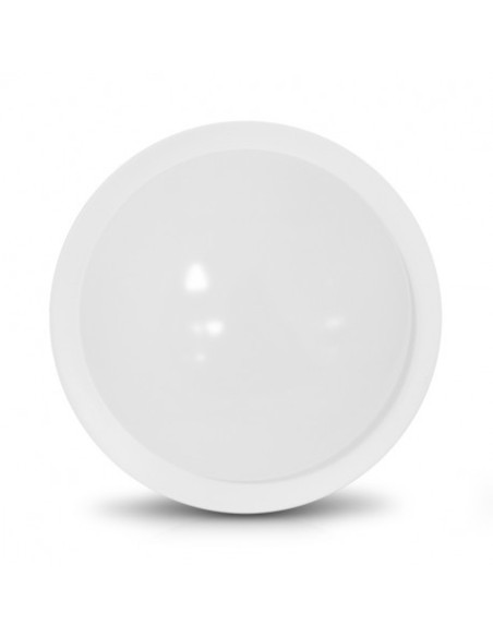 Plafonnier LED Blanc Ø190 12W 4000K + Détecteur RF