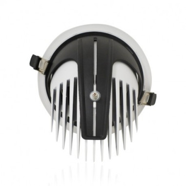 Spot LED Escargot Rond Orientable 60W 4000K + Alimentation Electronique