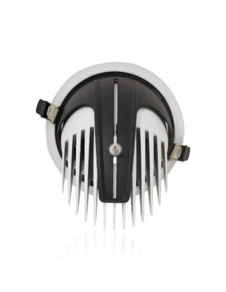Spot LED Escargot Rond Orientable 60W 4000K + Alimentation Electronique