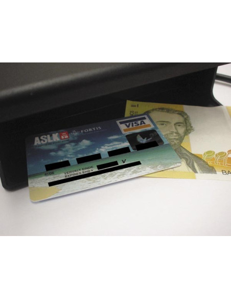 Détecteur de faux billet à lampe UV 230V Contrôle carte de crédit