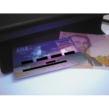 Détecteur de faux billet à lampe UV 230V Contrôle carte de crédit