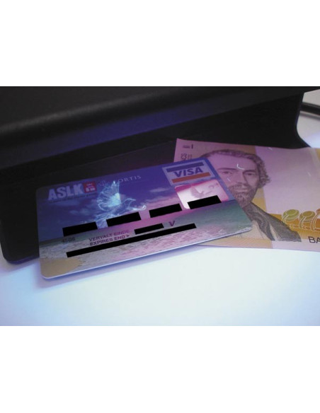 Détecteur de faux billet à lampe UV 230V Contrôle carte de crédit