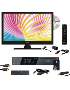 PACK ANTARION TV LED 16" 41cm + Récepteur Servimat + Cable HDMI 2m