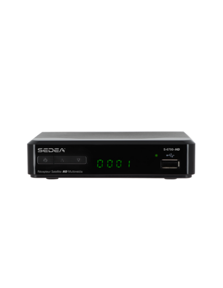 SEDEA S-6700 HD Récepteur Satellite Free to Air multimédia
