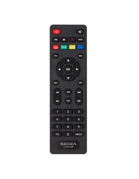 SEDEA S-6700 HD Récepteur Satellite Free to Air multimédia