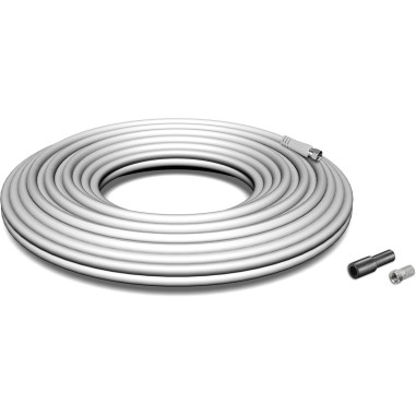 KIT Câble Coaxial 20M avec Fiches et Manchon