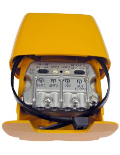TELEVES AMPLIFICATEUR DE MAT BASSE PUISSANCE 3 ENTRÉES BIII/DAB-UHF1-UHF2