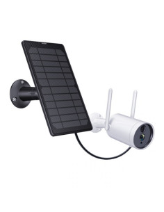 SEMAC Caméra Intérieure / Extérieure Full HD 1080P avec Panneau Solaire