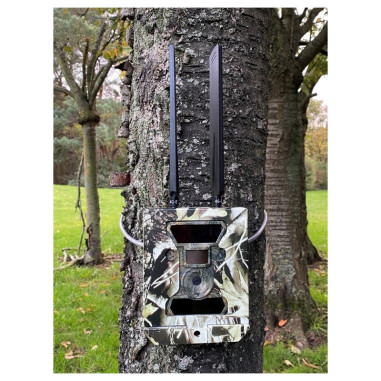 SEMAC Caméra Chasse Full HD Extérieure 4G + Panneau solaire 12V + Caisson