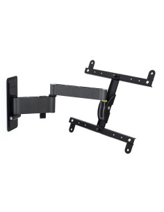 ERARD EXO 400TW3 Support TV mural aluminium inclinable et orientable pour écrans de 30"-55"