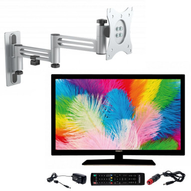 ANTARION TV LED 22" 55cm Full HD 12V Camping-car Bateau Camion DVB-T2
