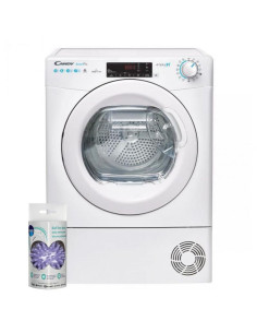 PACK CANDY Lave-linge Frontal 10kg 1400Trs/min SMART TOUCH + NEDIS Tapis  Anti-Vibration en Caoutchouc