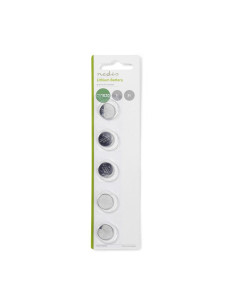 Pile-Bouton au Lithium CR1620  3 V DC  5-Blister  Argent