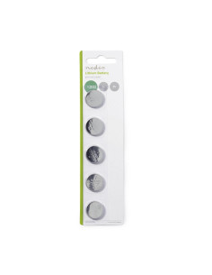 Pile-Bouton au Lithium CR2032  3 V DC  5-Blister  Argent