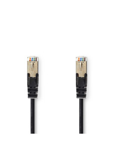 Câble CAT 5e  SF/UTP  RJ45 Male  RJ45 Male  15.0 m  Rond  PVC  Noir  S