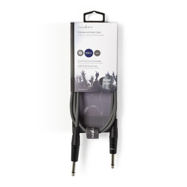 Câble audio mono  6.35 mm Mâle  6.35 mm Mâle  Plaqué nickel  1.50 m  R